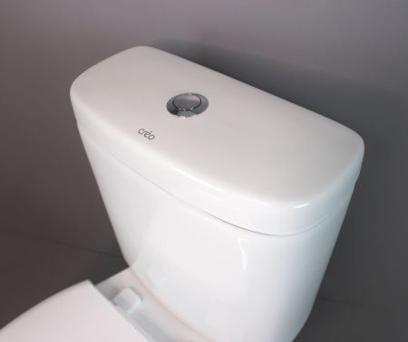 Унитаз напольный с бачком Creo Сeramique PROJECT COMBO-PR1002 белый с сиденьем с микролифт душевой смыв
