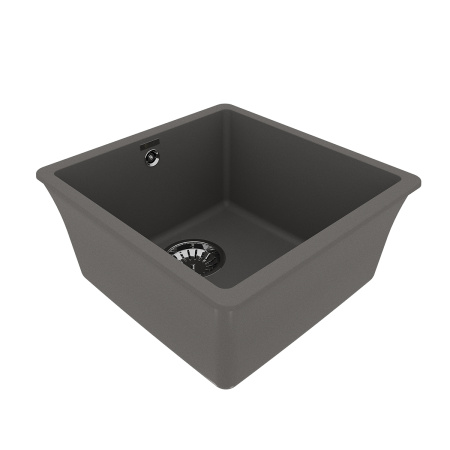 Кухонная мойка LeMark Sinara 400-u 9910065 40х42 цвет серый поверхность матовая