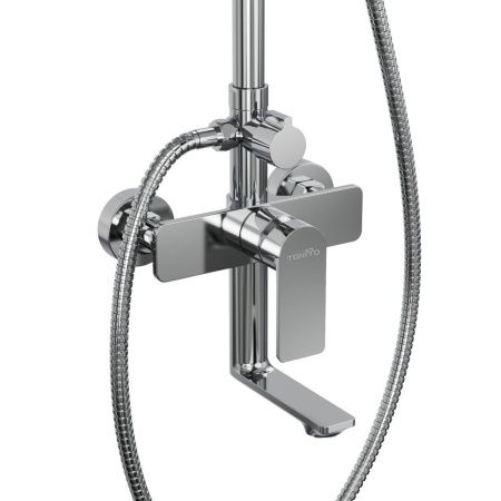 Душевая стойка Tokito Rain TOK-RAI-1021 настенная цвет хром