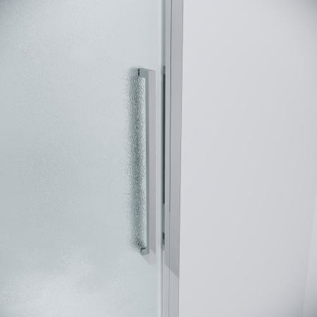 Душевая дверь Grossman Cosmo 100.K33.02.110.10.02 110х195 стекло текстурное профиль хром глянцевый