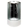 Душевая кабина AvaCan B10BLACK 100х100 четверть круга без крыши ориентация универсальная