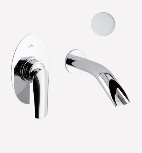 Смеситель для раковины Webert Aria AI830606844 настенный белый - фото 2