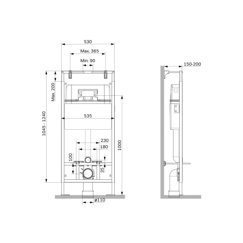 Инсталляция Am.Pm MasterFit I012710 - фото 3