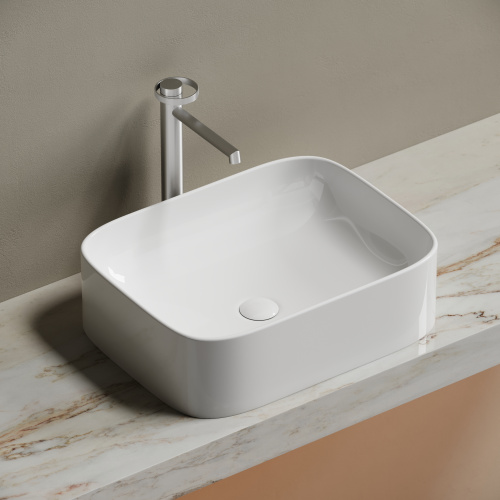 Раковина Ceramica Nova ELEMENT 51 см CN6052 накладная цвет белый - фото 4