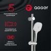 Душевая стойка Agger Nice A2595000 настенная цвет хром