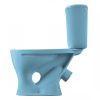 Унитаз-компакт напольный с бачком Santeri Воротынский 1P4017S0600BF голубой с сиденьем каскадный смыв