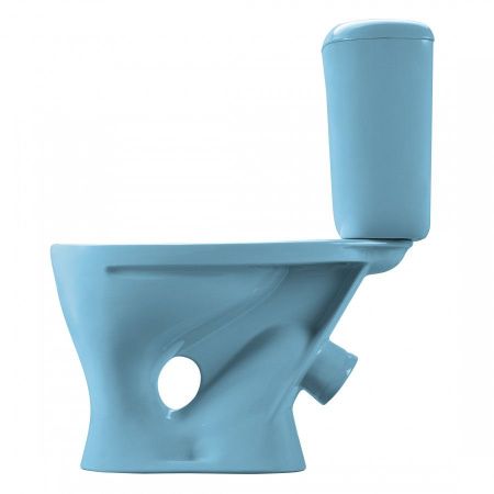 Унитаз-компакт напольный с бачком Santeri Воротынский 1P4017S0600BF голубой с сиденьем каскадный смыв