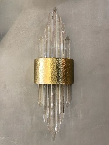 Светильник настенный Delight Collection Aspen (Аспен) W98021M brushed brass - фото 5