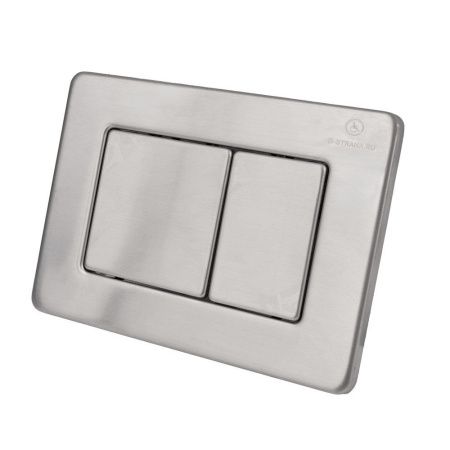 Инсталляция с закладными для подвесного унитаза для инвалидов с кнопкой смыва из нержавеющей стали Dstrana SANTEYA STEEL 9198