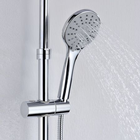Душевая стойка Wasserkraft A066 настенная цвет хром