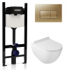 Комплект унитаз с инсталляцией Valsir KIT VSMG 7317 Slim P1