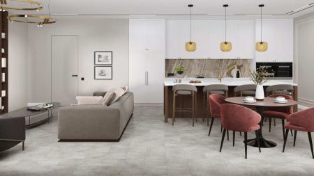 Кварцвиниловая плитка Damy Floor ASCENT LVT JYM533-03-LVT Фудзияма толщина 0.25 см 43 класс 912,4х455,2