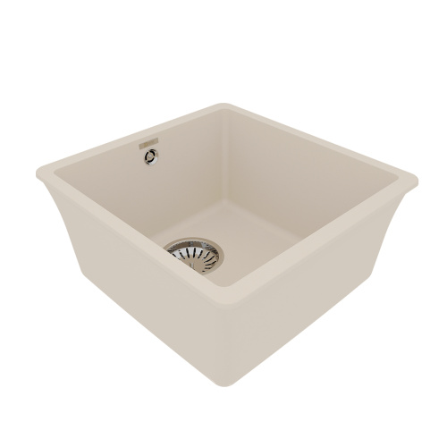 Кухонная мойка LeMark Sinara 400-u 9910066 40х42 цвет шампань - фото 2