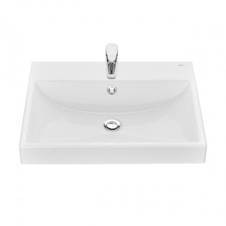 Раковина из искусственного камня Roca Ona ZRU9307561 60х50 накладная цвет белый