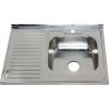 Кухонная мойка Melana 016 t R (*10) 80х60 цвет хром поверхность полированная