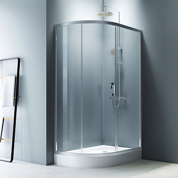 Душевой уголок Am.Pm Like W83G-302U120CT64 120х80 стекло прозрачное профиль хром матовый без поддона