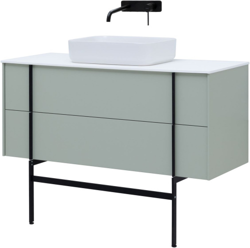 Тумба с раковиной Allen Brau Reality 1.32008.PWM 120х46,2х50 подвесная - фото 3