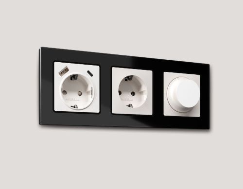 Рамка трехместная Ambrella Volt Platos (Платос) AF380803 - фото 3