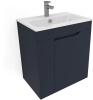 Тумба под раковину Aquanet Практика 00330454 58х39х64 напольная/подвесная цвет синий Тумба под раковину Aquanet Практика 00330454 58х39х64 напольная/подвесная цвет синий