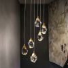 Светильник подвесной Delight Collection Crystal rock II (Црыстал роцк ИИ) 9701P/6R brass