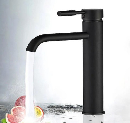 Смеситель ALMAes Sona TVZ-0906 на раковину черный