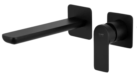 Смеситель для раковины Remer Infinity I15PLNO встраиваемый в стену черный