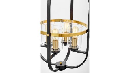 Люстра подвесная Lumina Deco Monterey (Монтереы) LDP 1141-4 BK+MD