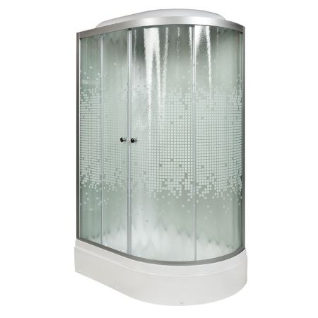 Душевая кабина AvaCan L720L 120х80 асимметричная с крышей ориентация левая
