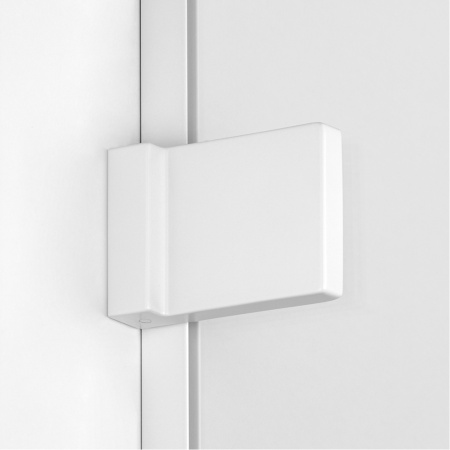 Душевая перегородка New Trendy AVEXA White EXK-2997 120х200 стекло прозрачное профиль белый