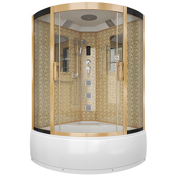Душевая кабина Niagara Luxe 7744G 120х120 четверть круга с крышей ориентация универсальная Душевая кабина Niagara Luxe 7744G 120х120 четверть круга с крышей ориентация универсальная
