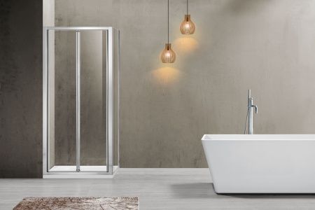 Душевой уголок Vincea Garda VSR-1G9090CL 90х90 стекло прозрачное профиль хром без поддона