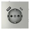 Розетка с USB, A+C VOLTUM S70 VLS040505