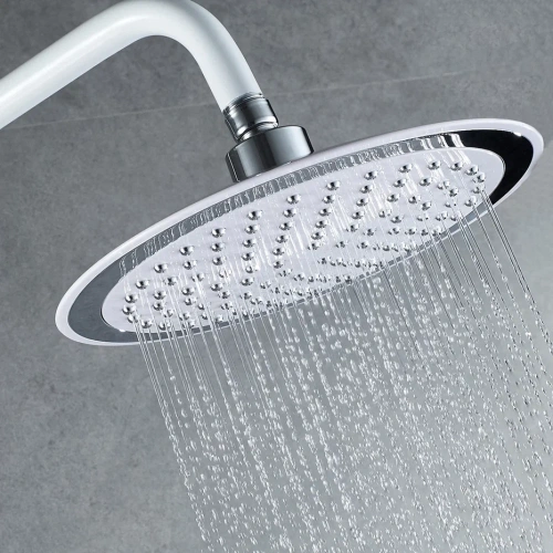 Душевая стойка Shevanik S9836F настенная цвет белый/хром - фото 5