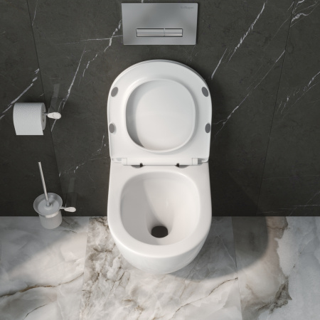 Унитаз подвесной BelBagno UNO BB5177CH-TOR/SC белый с сиденьем микролифт безободковый смыв торнадо Унитаз подвесной BelBagno UNO BB5177CH-TOR/SC белый с сиденьем микролифт безободковый смыв торнадо