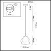 Светильник подвесной Odeon Light Pendant (Пендант) 5097/4LB
