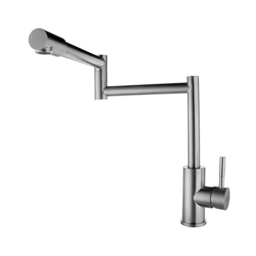 Смеситель для кухни Fashun A54409 на мойку сатин - фото 2