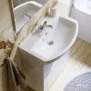Тумба с раковиной Alavann Crystal ALV0952000 70х40 напольная цвет белый