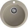Кухонная мойка Granfest Rondo R-480 топаз 48х48 цвет серый поверхность матовая