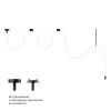 Светильник потолочный Loft It Thread 10388B Black