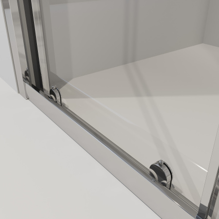 Душевая дверь Niagara Nova NG-62-9A 90х195 стекло прозрачное профиль хром глянцевый