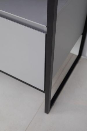 Тумба под раковину Allen Brau Priority 1.31004.PGM 120х50 напольная цвет серый