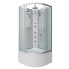 Душевая кабина Niagara Classic 23081424BKTG 90х90 четверть круга без крыши ориентация универсальная