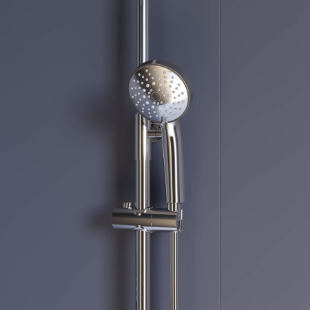 Душевая стойка RGW Shower Panels 59140126-01 настенная цвет хром