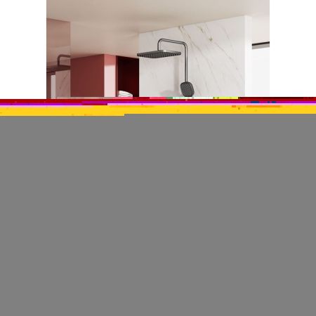 Душевая стойка Raglo R22 R22.26.09 настенная цвет серый с термостатом