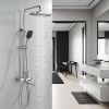Душевая стойка Raffine F3685 настенная цвет хром