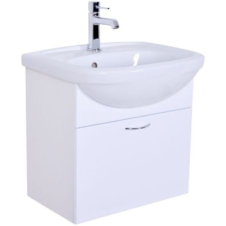 Тумба с раковиной Orange Лайт LRA-45TUW+RA 50х40 цвет белый