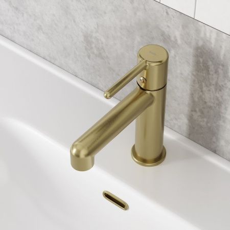 Смеситель IDDIS Aiger AIGMG00i01 на раковину золото