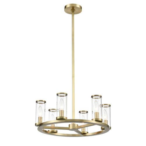 Люстра на штанге Delight Collection MD2061-6A br.brass - фото 2