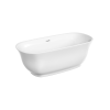 Ванна акриловая Sancos Viva FB08 170х80 отдельностоящая овальная с каркасом