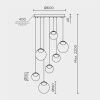Светильник подвесной Modelux ML.2338.7 BK